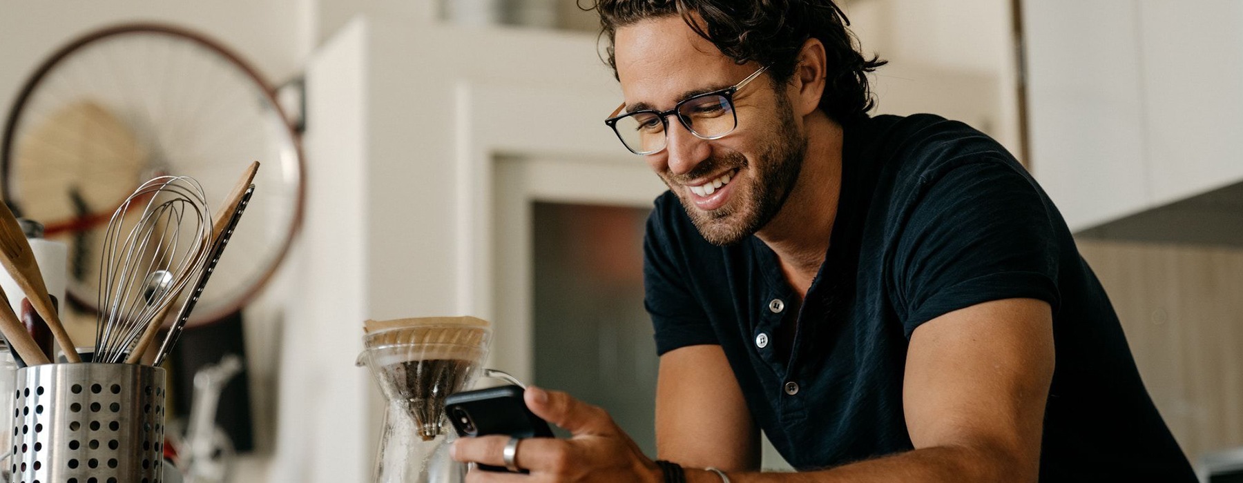 man on cell phone